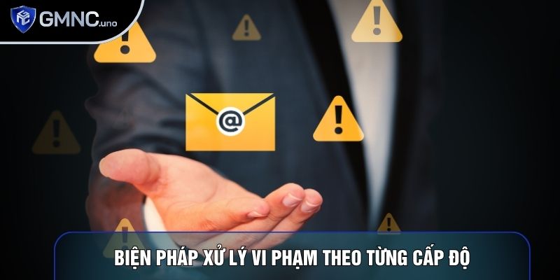 Biện pháp xử lý vi phạm theo từng cấp độ