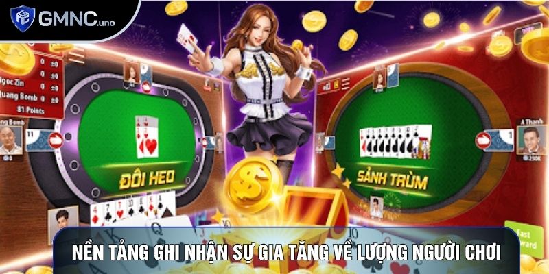 Nền tảng ghi nhận sự gia tăng về lượng người chơi Nền tảng ghi nhận sự gia tăng về lượng người chơi