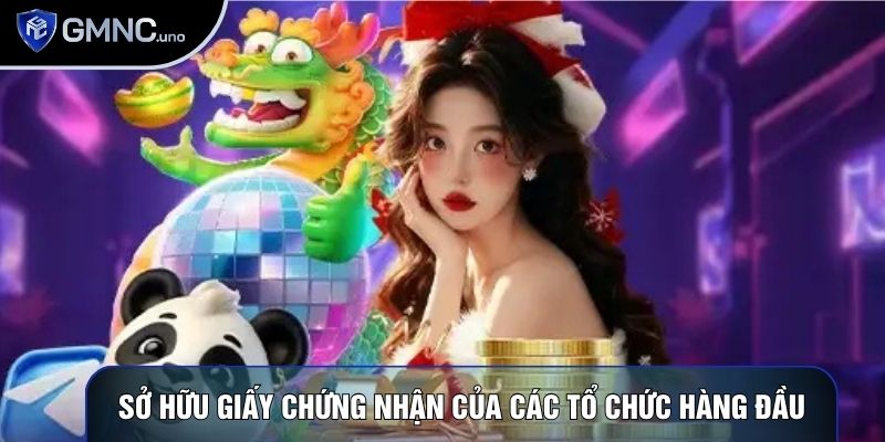 Sở hữu giấy chứng nhận của các tổ chức hàng đầu Sở hữu giấy chứng nhận của các tổ chức hàng đầu